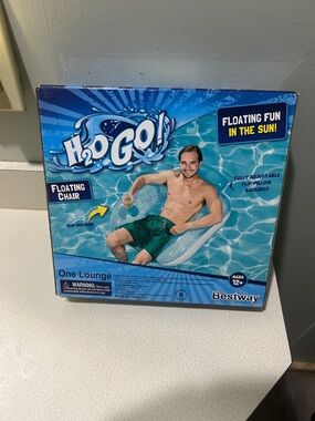H2O Go! Floating Lounge Chair - Blue